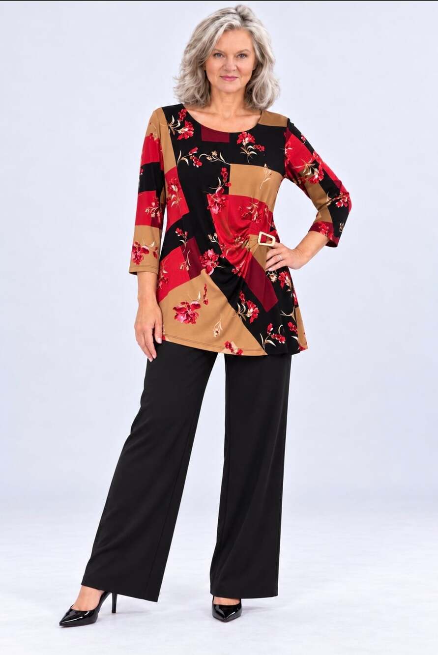 Calvin Klein Tunic Size XL Floral Top